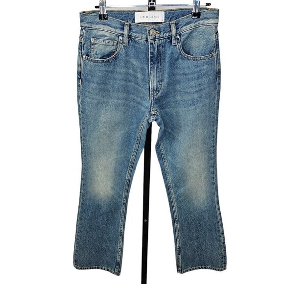 IRO Womens Freya Cropped Flare Jeans Size 24 - Picture 2 of 9